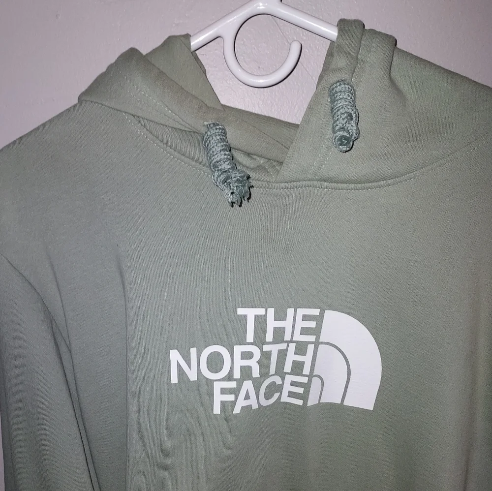 The North Face Sage Green Logo Hoodie - Picture 3 of 4